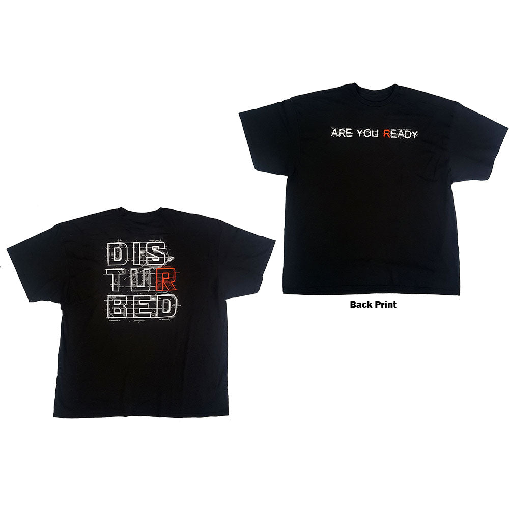 Disturbed - tshirt - Unisex - Short Sleeves - Large