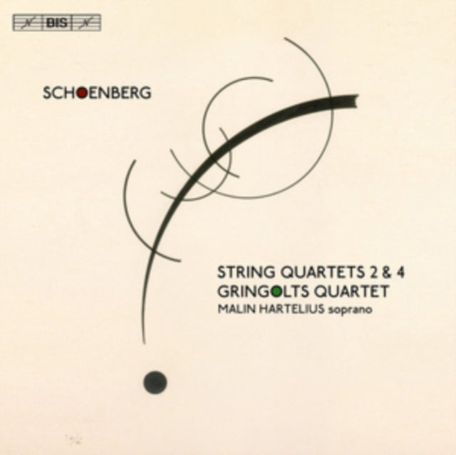 Arnold Schoenberg - String Quartets 2 & 4 - CD