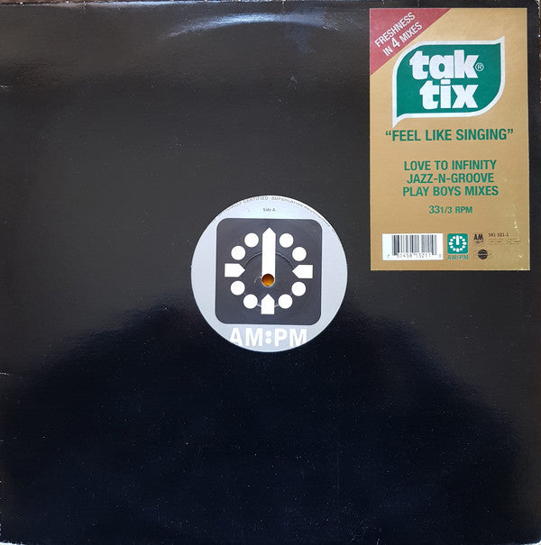 Tak Tix - Feel Like Singing - Used Vinyl Record 12"