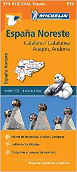 Aragon Cataluna - Michelin Regional Map 574 : Map - New Sheet map