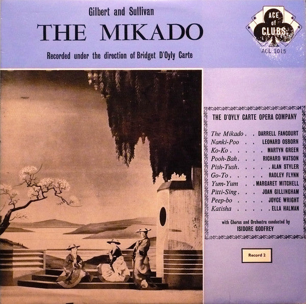 D'Oyly Carte Opera C - Mikado - Used Vinyl Record