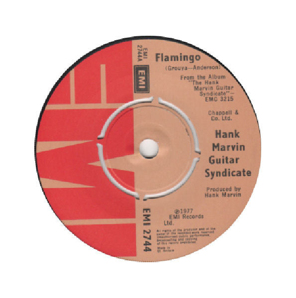 Hank Marvin Guitar S - Flamingo - Used Vinyl Record 7"