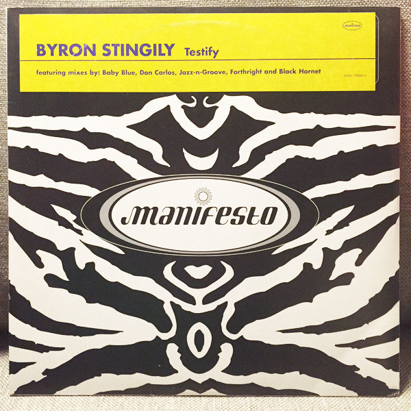 Byron Stingily - Testify - Used Vinyl Record 12"