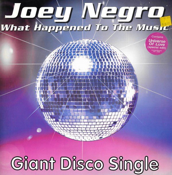 Joey Negro - What Happened To The Music - Used Vinyl Record 12"