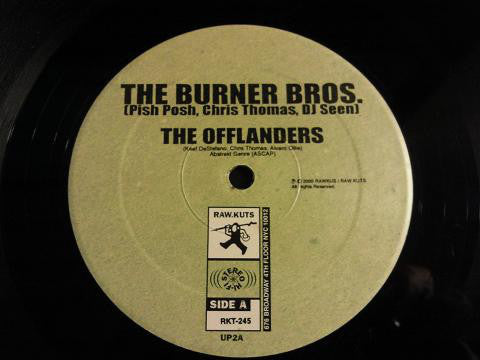 Burner Brothers - Offlanders / Slick Turf - Used Vinyl Record 12"