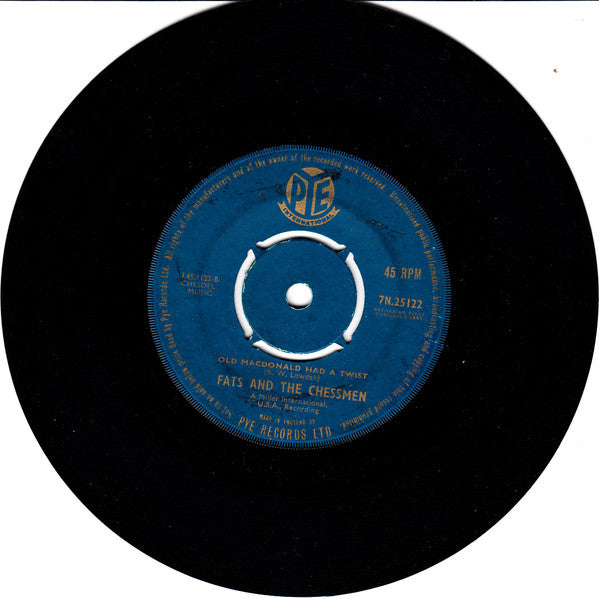 Fats And The Chessme - Big Ben Twist - Used Vinyl Record 7"