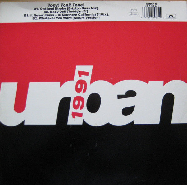 Tony! Toni! Tone! - Oakland Stroke - Used Vinyl Record 12"