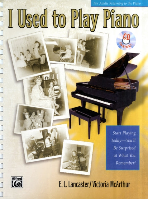 I USED TO PLAY PIANO WITH CD - Paperback
