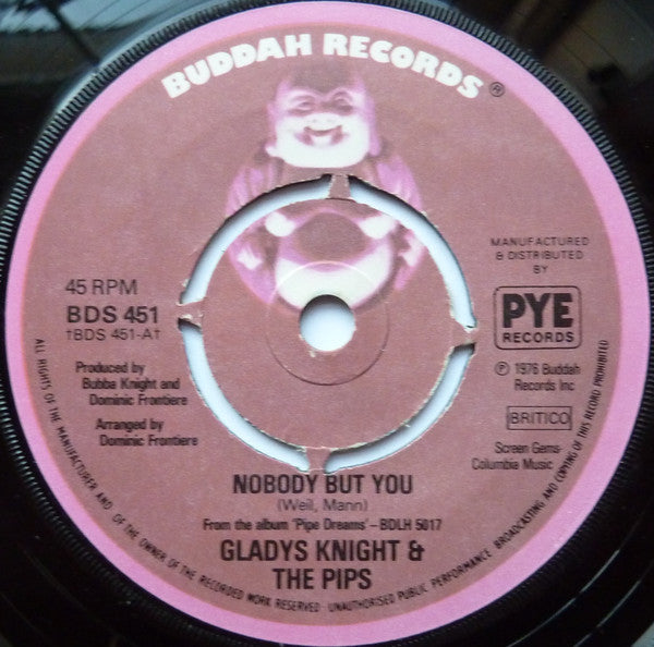 Gladys Knight And Th - Nobody But You - Used Vinyl Record 7"