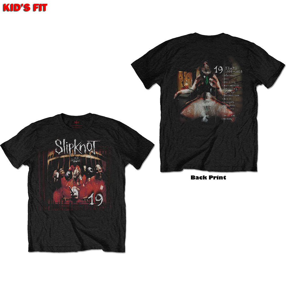 Slipknot - tshirt - Kids - Short Sleeves - Debut Album -  - 9-10 Years