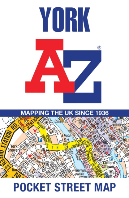 A-Z Maps - York A-Z Pocket Street Map - New Sheet map
