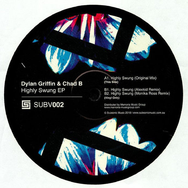 Dylan GRIFFIN - Highly Swung EP - New Vinyl Record 12"