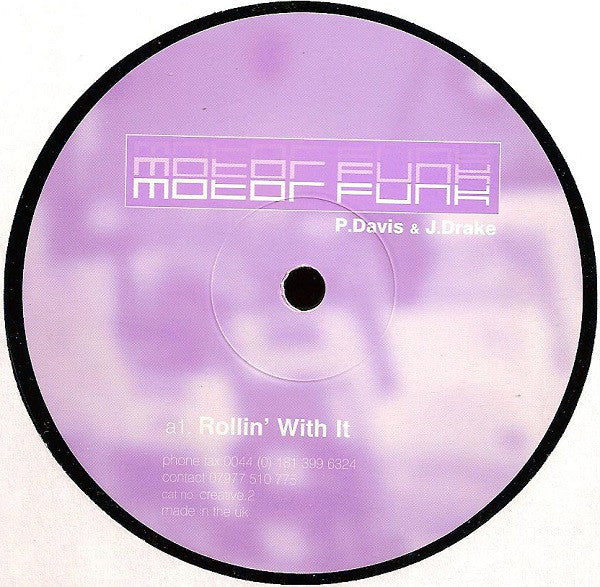 Motorfunk - Rollin' With It - Used Vinyl Record 12"