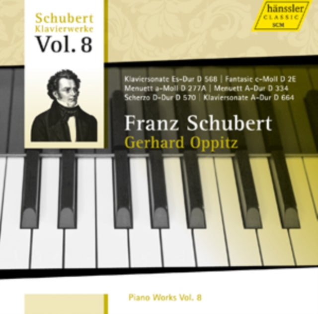 GERHARD OPPITZ - SCHUBERT: PIANO WORKS, VOL. 8 - CD