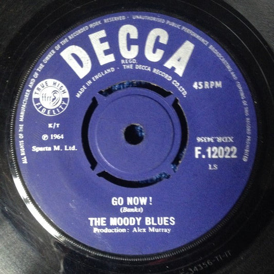 Moody Blues - Go Now - Used Vinyl Record 7"