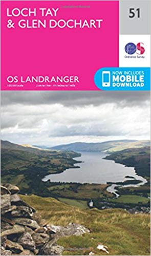 Ordnance Survey - Loch Tay & Glen Dochart : 051 - New Sheet map