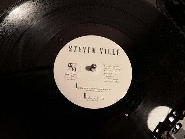 Steven Ville - Loving You Is Really Something - Used Vinyl Record 12