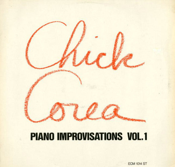 Chick Corea - Piano Improvisations Vol. 1 - Used Vinyl Record