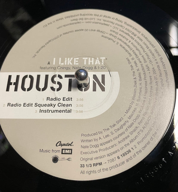 Houston - I Like That - Used Vinyl Record 12"