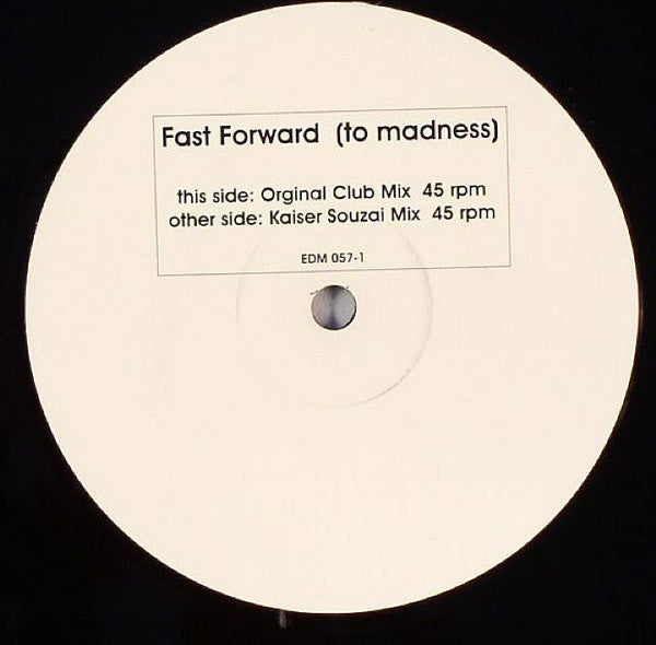 Pulsar Crew - Fast Forward (To Madness) - Used Vinyl Record 12"