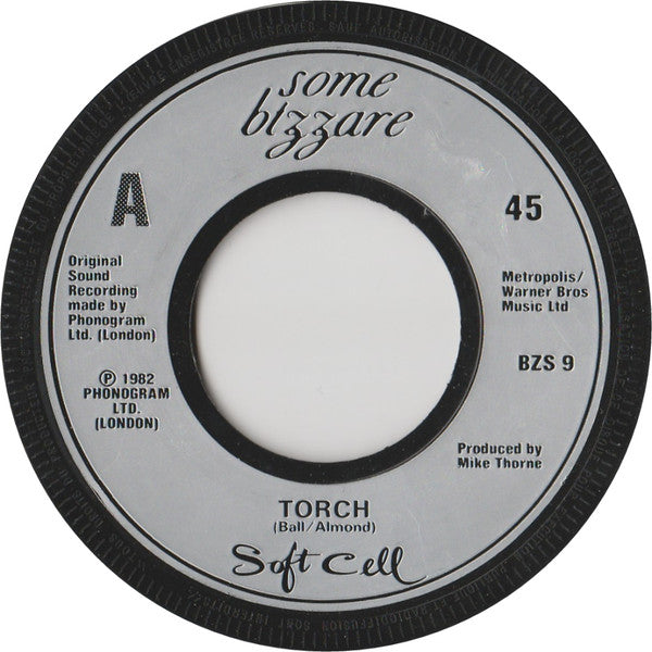 Soft Cell - Torch - Used Vinyl Record 7"