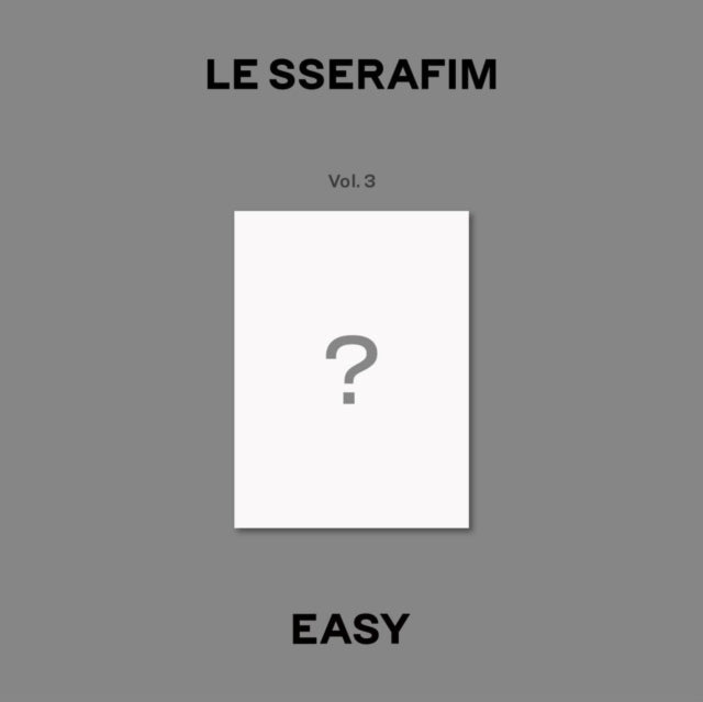 Le Sserafim - Easy - LE SSERAFIM - 3rd Mini Album 'EASY' Vol. 3 1CD  R