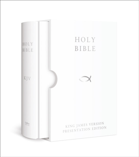 Collins UK - HOLY BIBLE: King James Version (KJV) White Presentation E