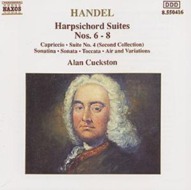 ALAN CUC - HANDEL: HARPSICHORD STES 6-8 - CD
