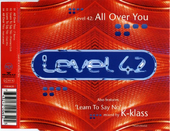 Level 42 - All Over You - Used CD