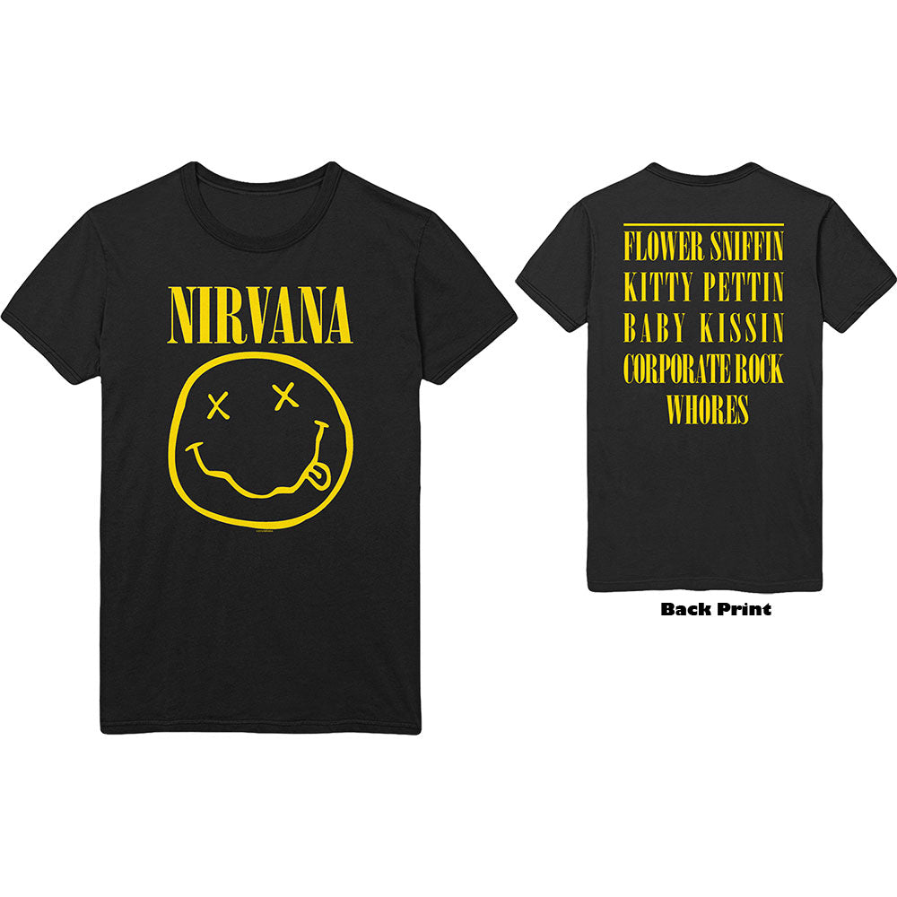 Nirvana - tshirt - Unisex - Short Sleeves - XX-Large