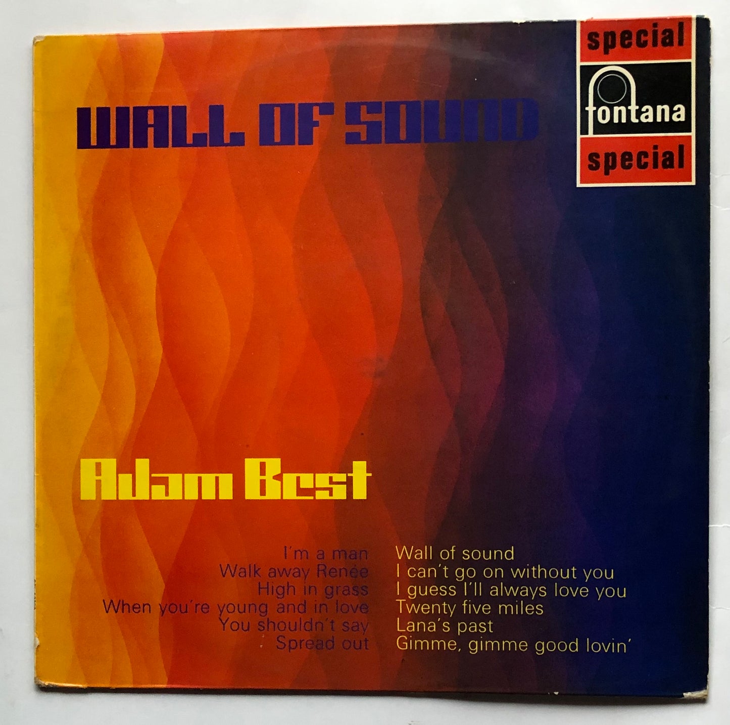 Adam Best - Wall Of Sound - Used Vinyl Record