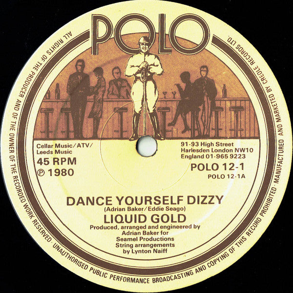 Liquid Gold - Dance Yourself Dizzy - Used Vinyl Record 12"