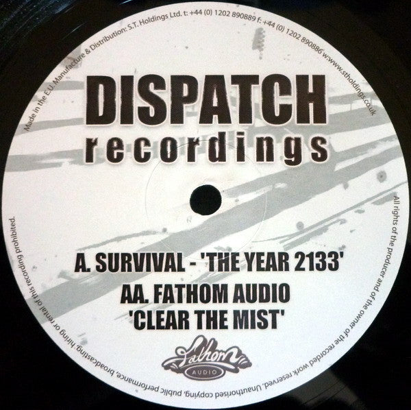 Survival - 'The Year 2133' / 'Clear The Mist' - New Vinyl Record 10"