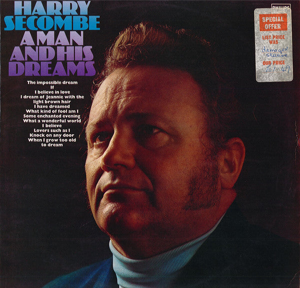 Harry Secombe - A Man And His Dreams - Used Vinyl Record