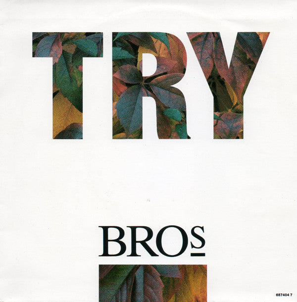 Bros - Try - Used Vinyl Record 7"