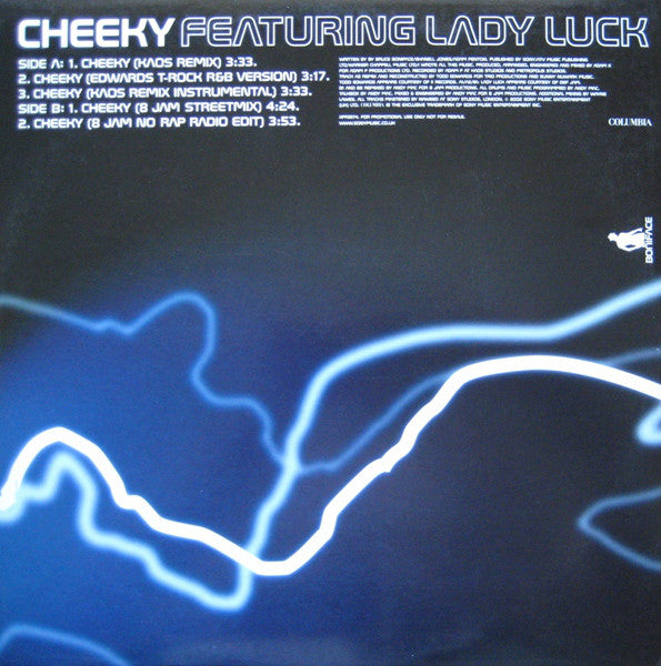 Boniface - Cheeky - Used Vinyl Record 12"
