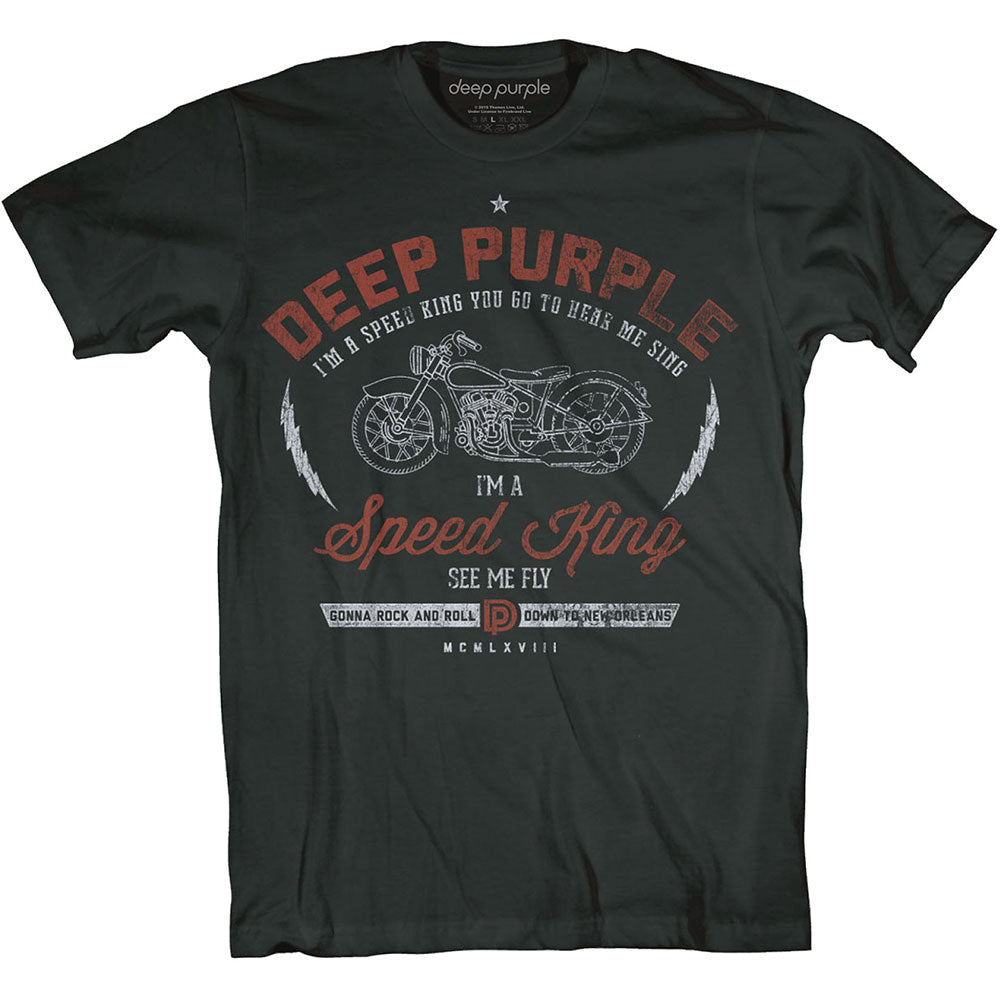 Deep Purple - tshirt - Unisex - X-Large - Short Sleeves