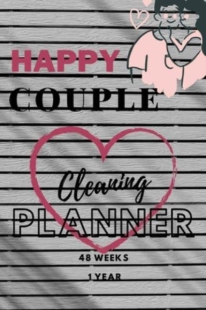 lmo - happy couple cleaning planner 48 weeks 1 year  cleaning planner