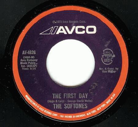 Softones - First Day / Everybody Knew But Me - Used Vinyl Record 45