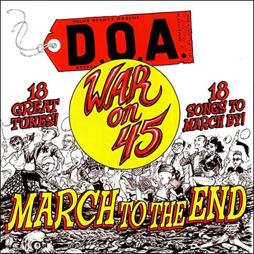 DOA - WAR ON 45 (COLORED VINYL) - Vinyl Record