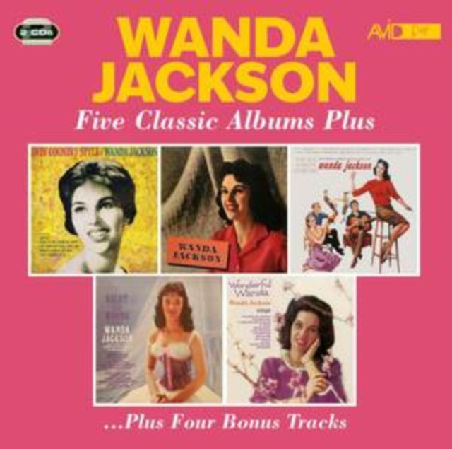 WANDA JACKSON - Five Classic Albums Plus - CD