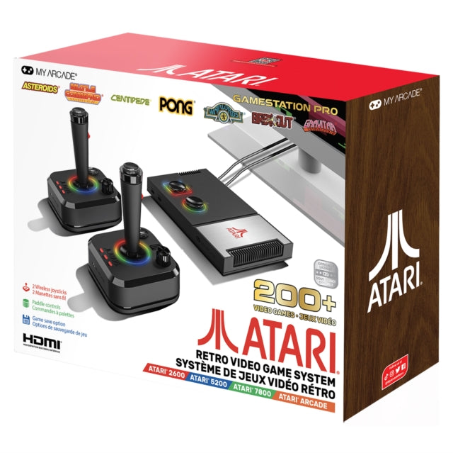 MY ARCADE - Atari Retro Video Game System (Over 200 Games In 1) - Vide