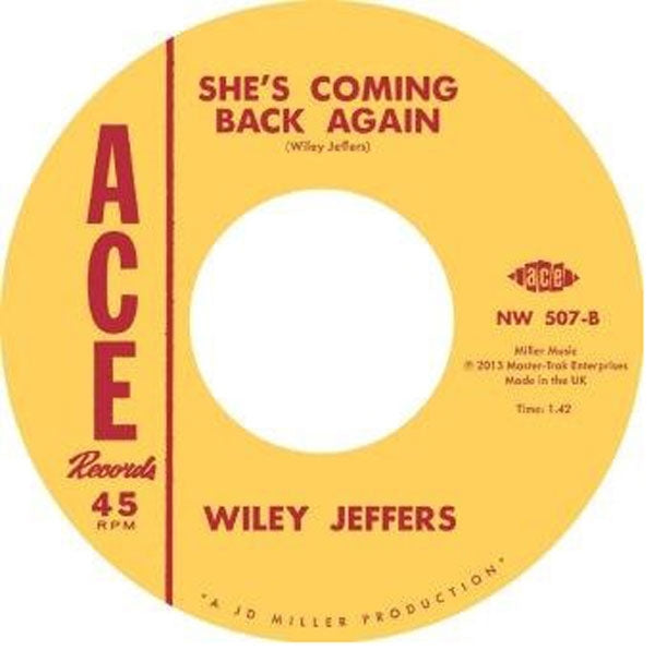 TOMMY TODD/WILEY JEF - TAG ALONG/SHES COMING BACK AGAIN - Vinyl Record