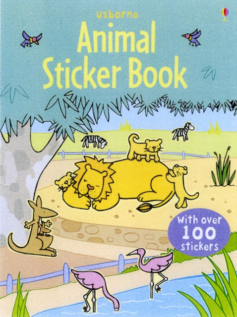 Animal Sticker Book with Stickers - Paperback
