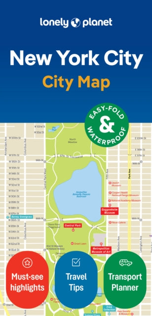 Lonely Planet - New York City Map - New Sheet map