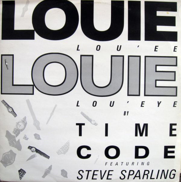 Time Code - Louie Louie - Used Vinyl Record 12"