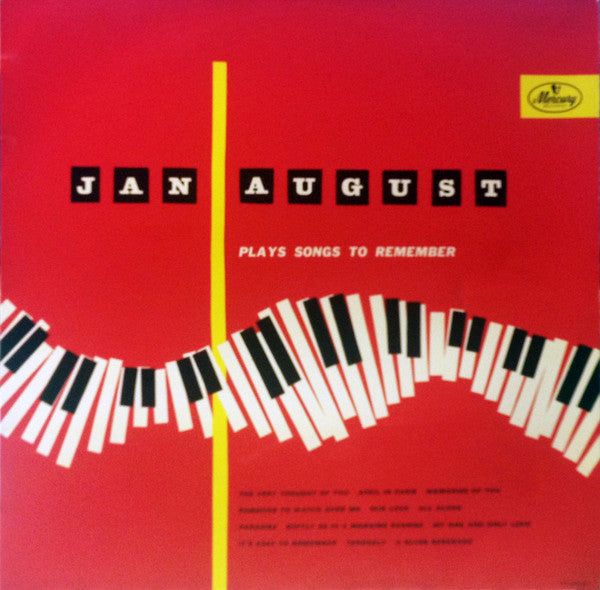 Jan August - Plays Songs To Remember - Used Vinyl Record