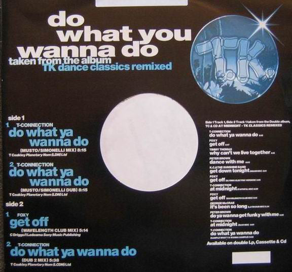 T-Connection - Do What Ya Wanna Do (Remix) - Used Vinyl Recor