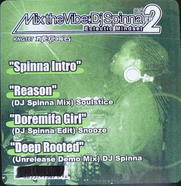 DJ Spinna - Mix The Vibe: Eclectic Mindset Part 2 - Used Vinyl Record