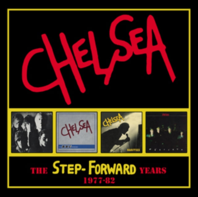 CHELSEA - THE STEP FORWARD YEARS 1977-82 4CD CLAMSHELL BOX 4CD  RELEASE